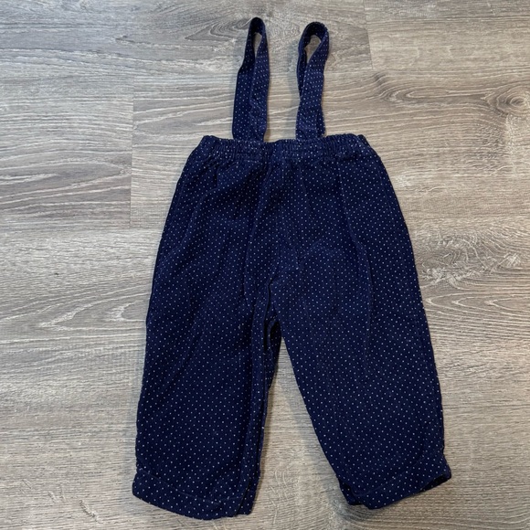 Vintage Toy Land Navy Corduroy Suspender Pants – 18M - Picture 3 of 7